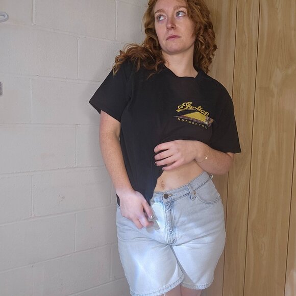 Indian Motorcycles Black Cotton Logo Tshirt - Picture 14 of 16